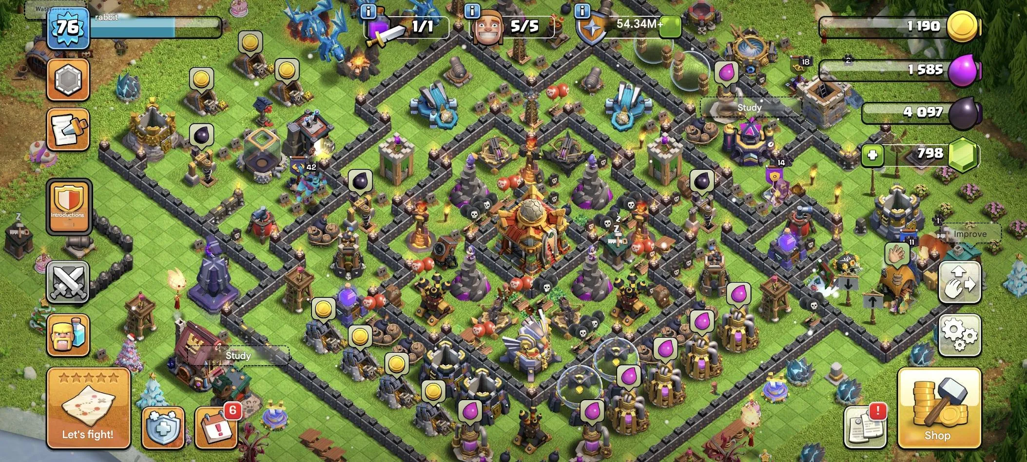 BS1903 22100 Trophies 80/97 Brawlers 130+ Skins El Sponge 6 Hypercharges 2 Titles 16 Town Hall Clash 